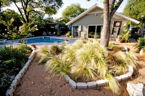 Hancock Pool House - Backyard