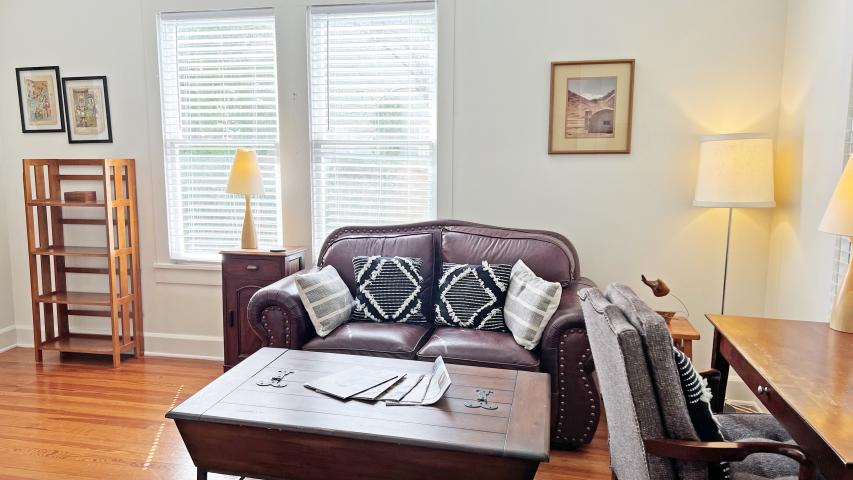 Hancock Camp House by the University.