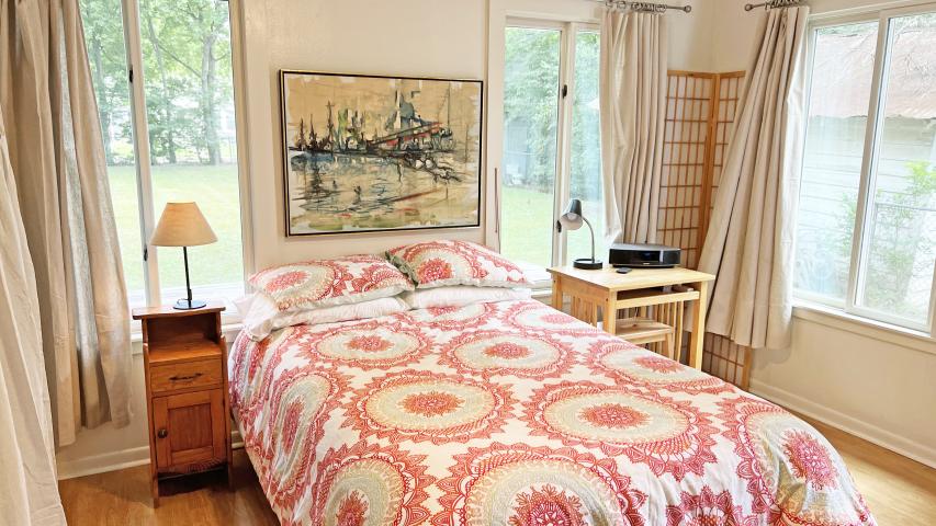 Hancock Camp House by the University.